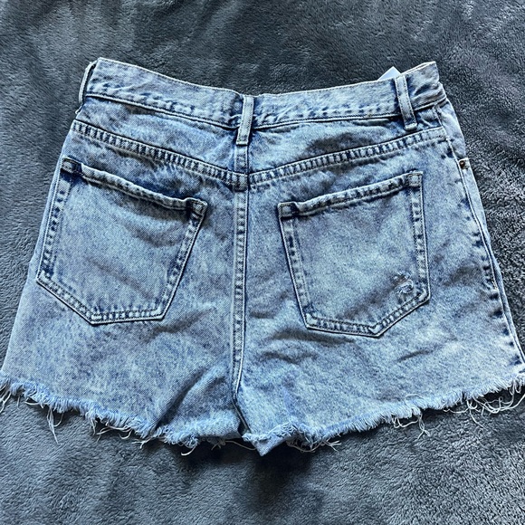 Pacsun Ultra High‎ Rise Vintage Shorts Size 27. Buttonfly - Picture 8 of 10